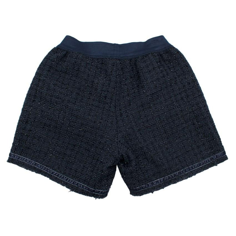 Monnlisa Navy Tweed Short & Jacket Set