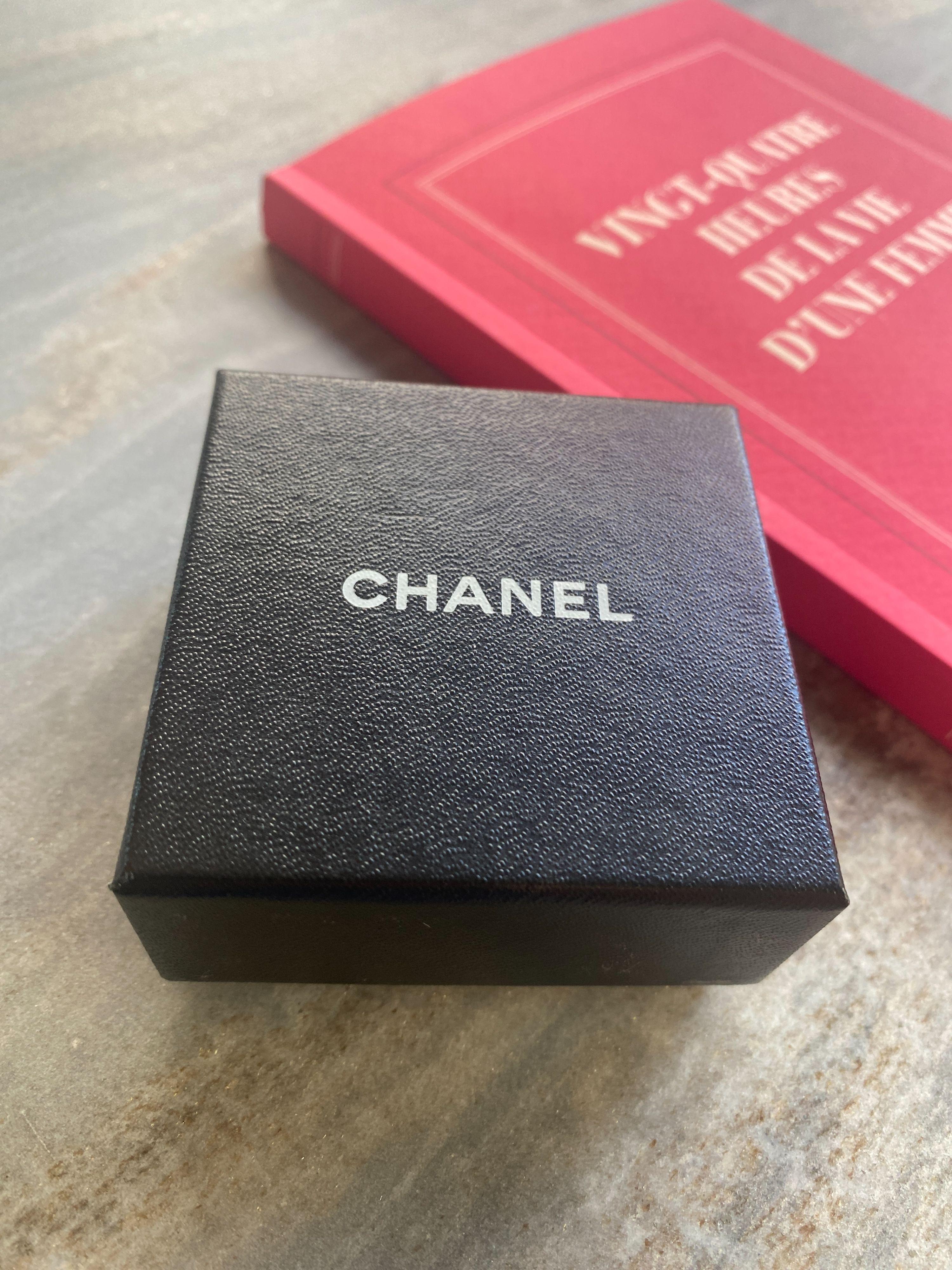 Chanel Vintage Gold Plated Brass CC Earrings