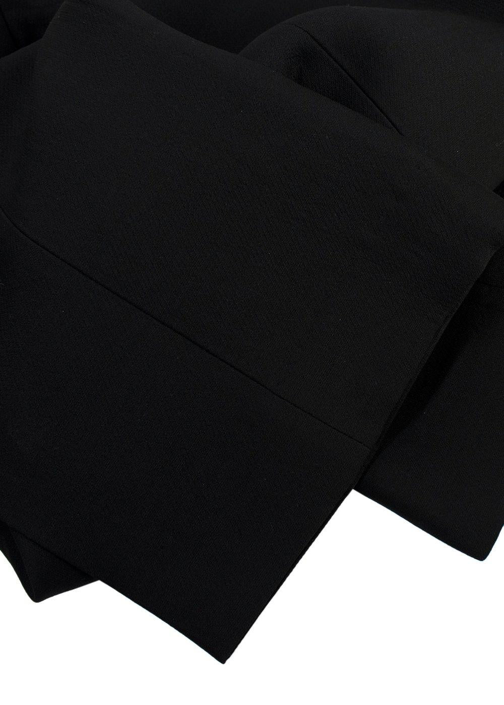 Valentino Black Tailored Cropped Trousers