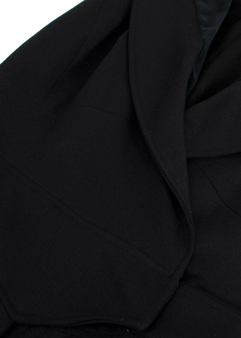 Elie Saab Black Jumpsuit with Velvet Lapels