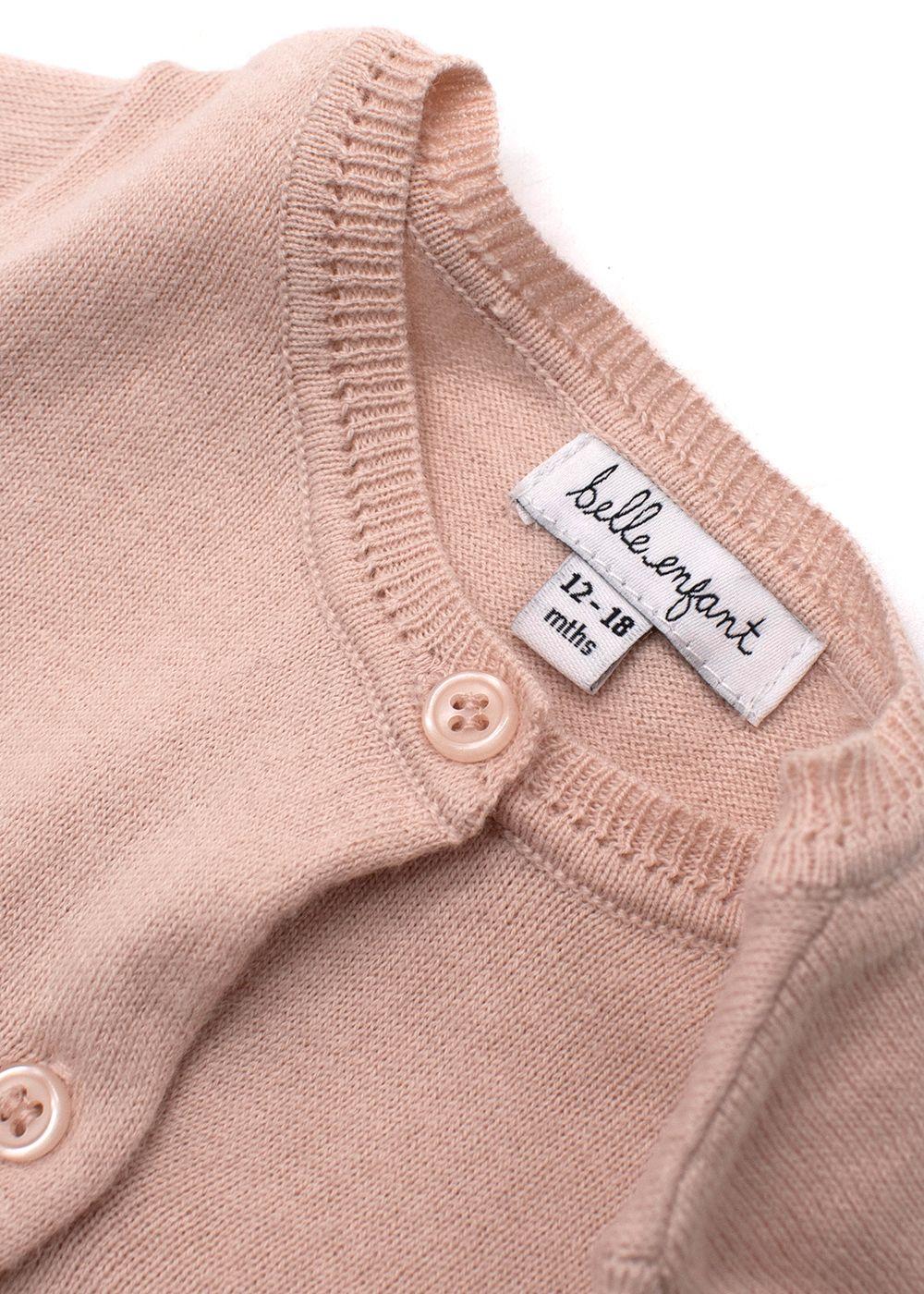 Belle Enfant Baby Pink Cardigan