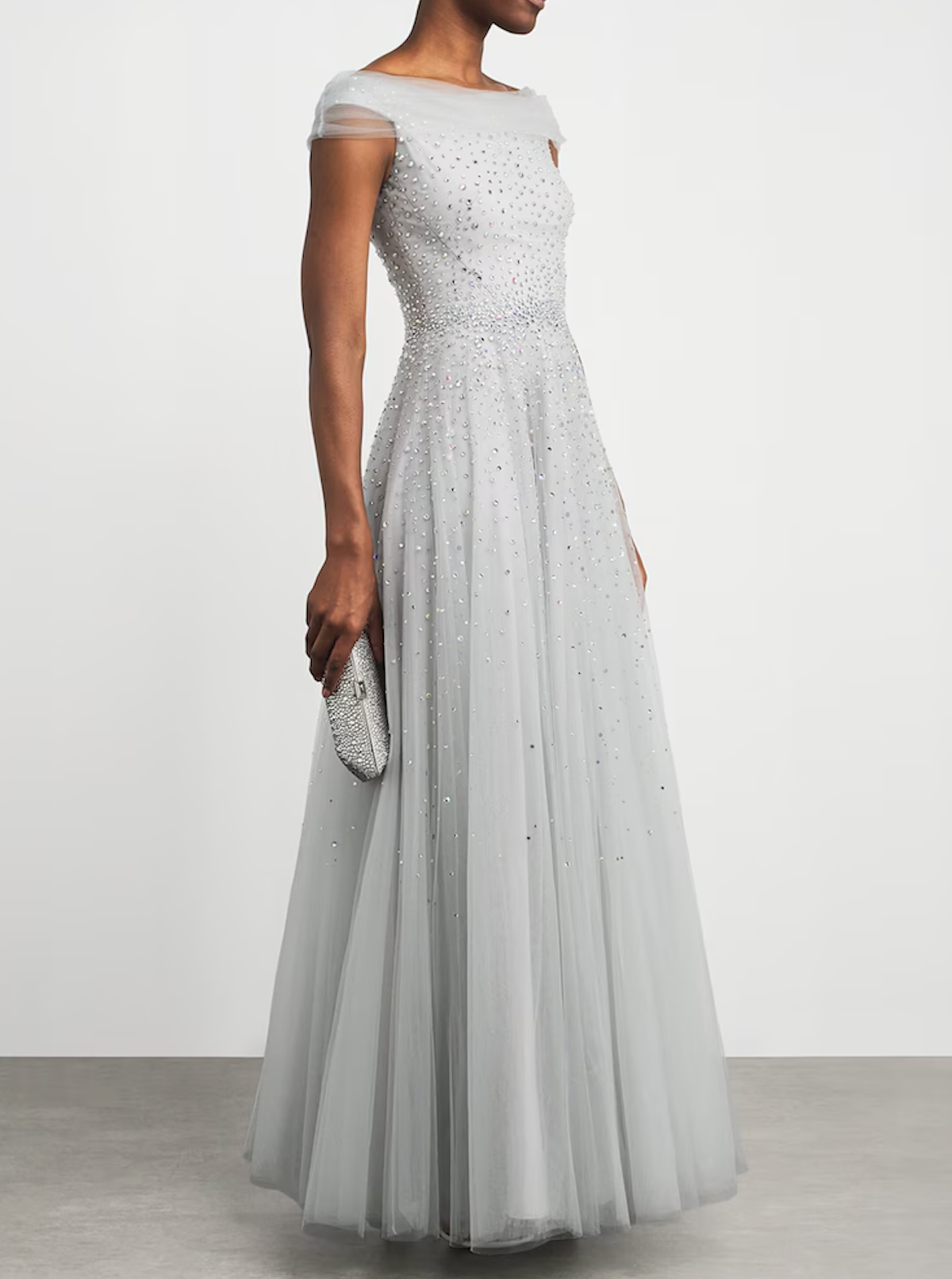 Jenny Packham Tulle Crystal Shayla Gown