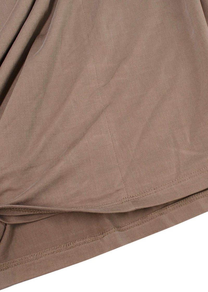 Dion Lee Taupe Cut Out Halterneck Mini Dress