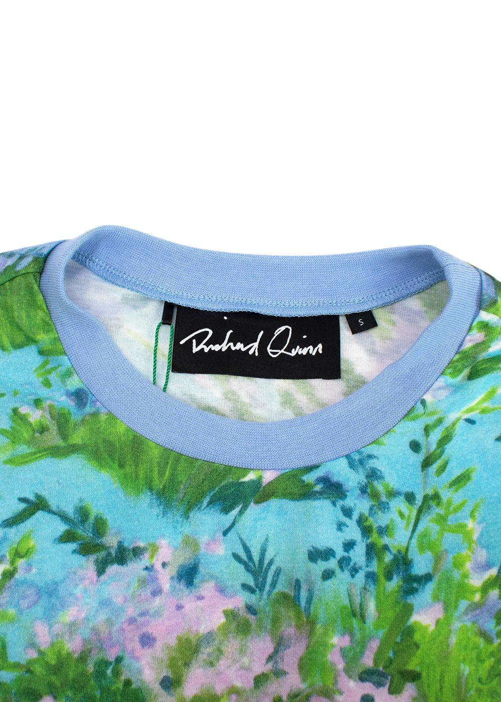Richard Quinn Floral Print Cotton T-Shirt