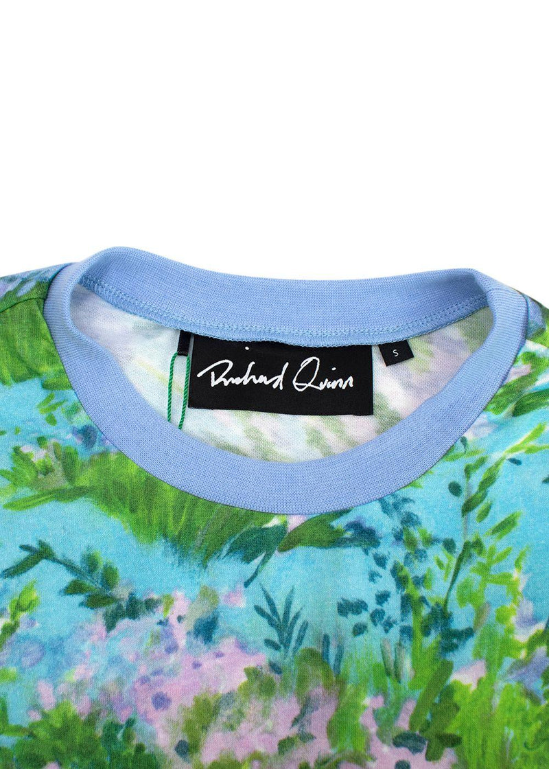 Richard Quinn Floral Print Cotton T-Shirt