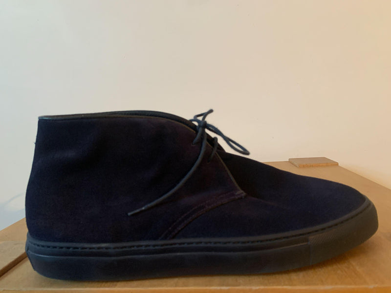 Fratelli Rossetti Navy Suede Desert Boots