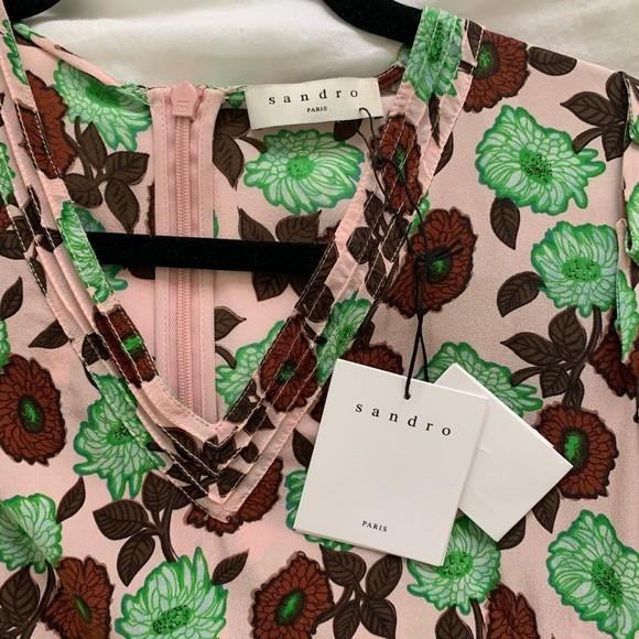 Sandro Floral Print multicolored Dress