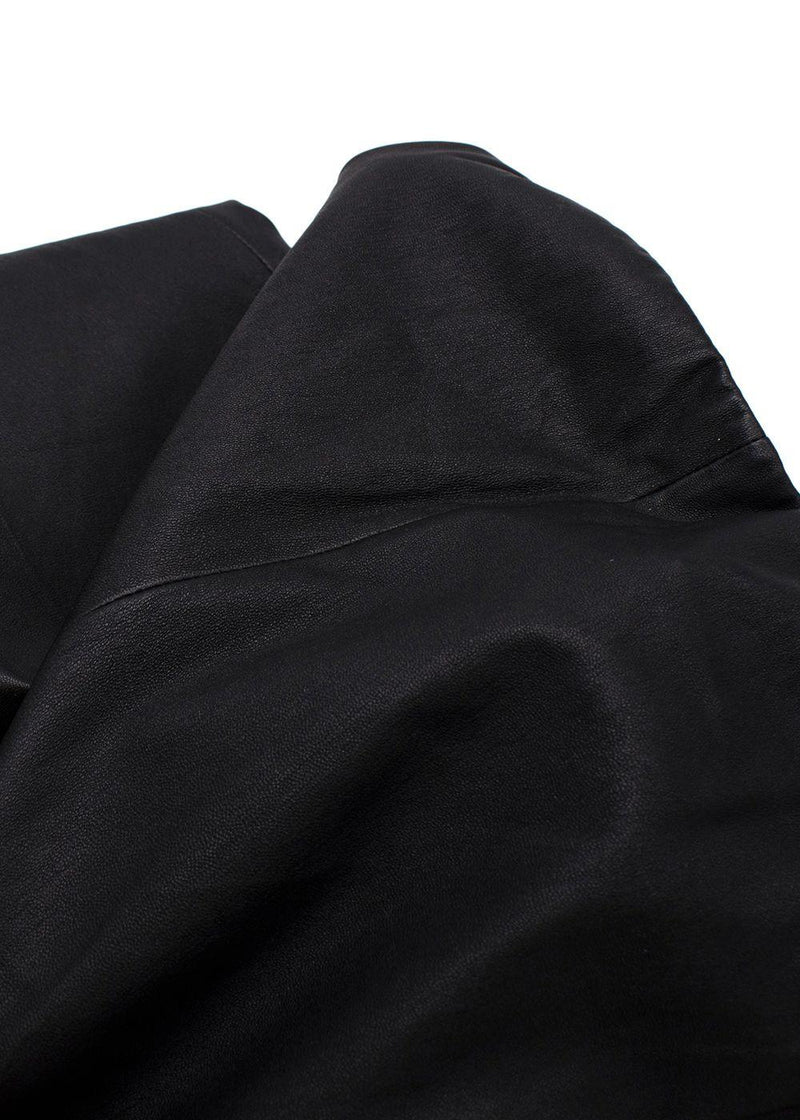 Malene Birger Black Leather Trousers