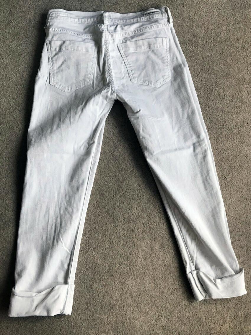 Citizens of Humanity Dani White Cropped Straight Leg Jeans