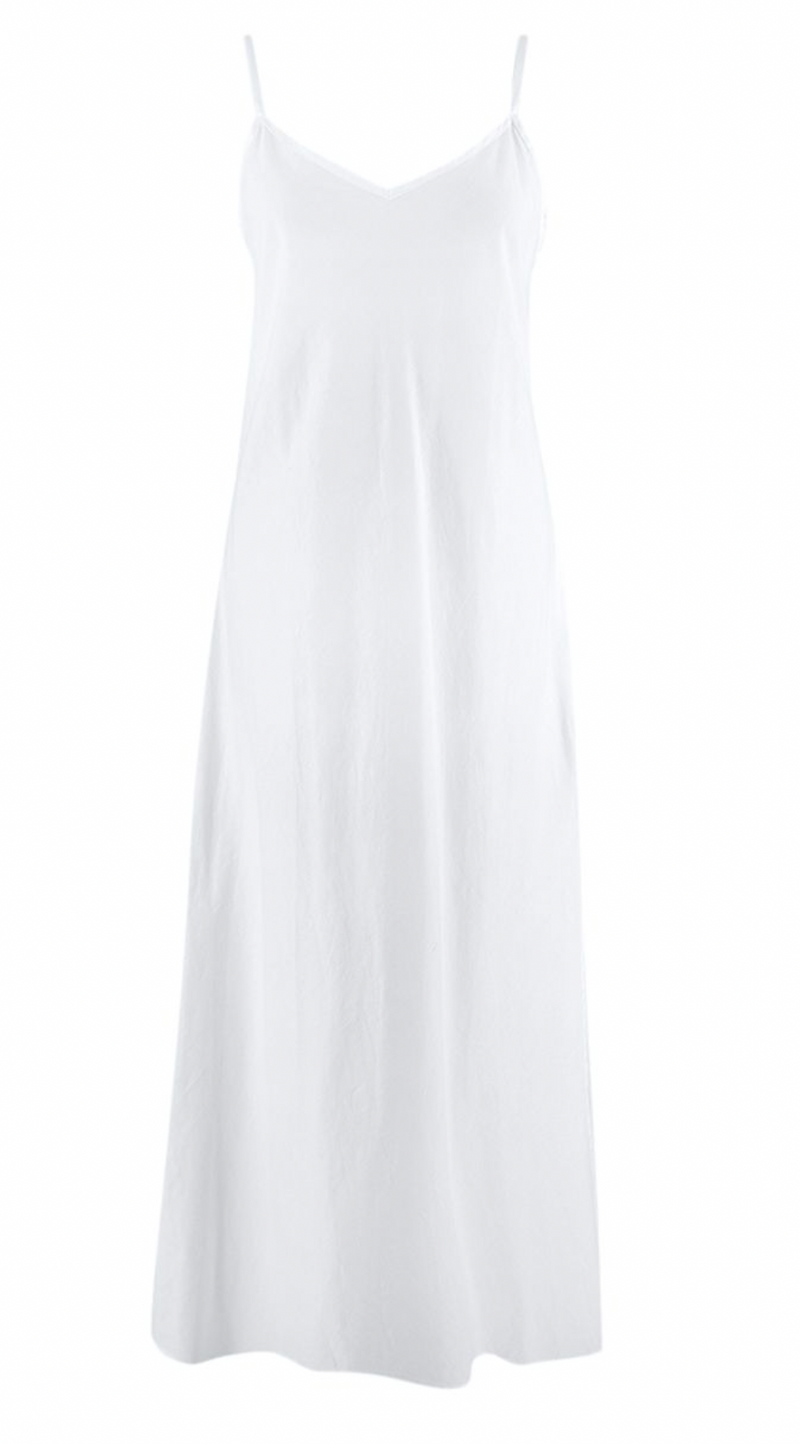 Iona Debarge White Slip Dress