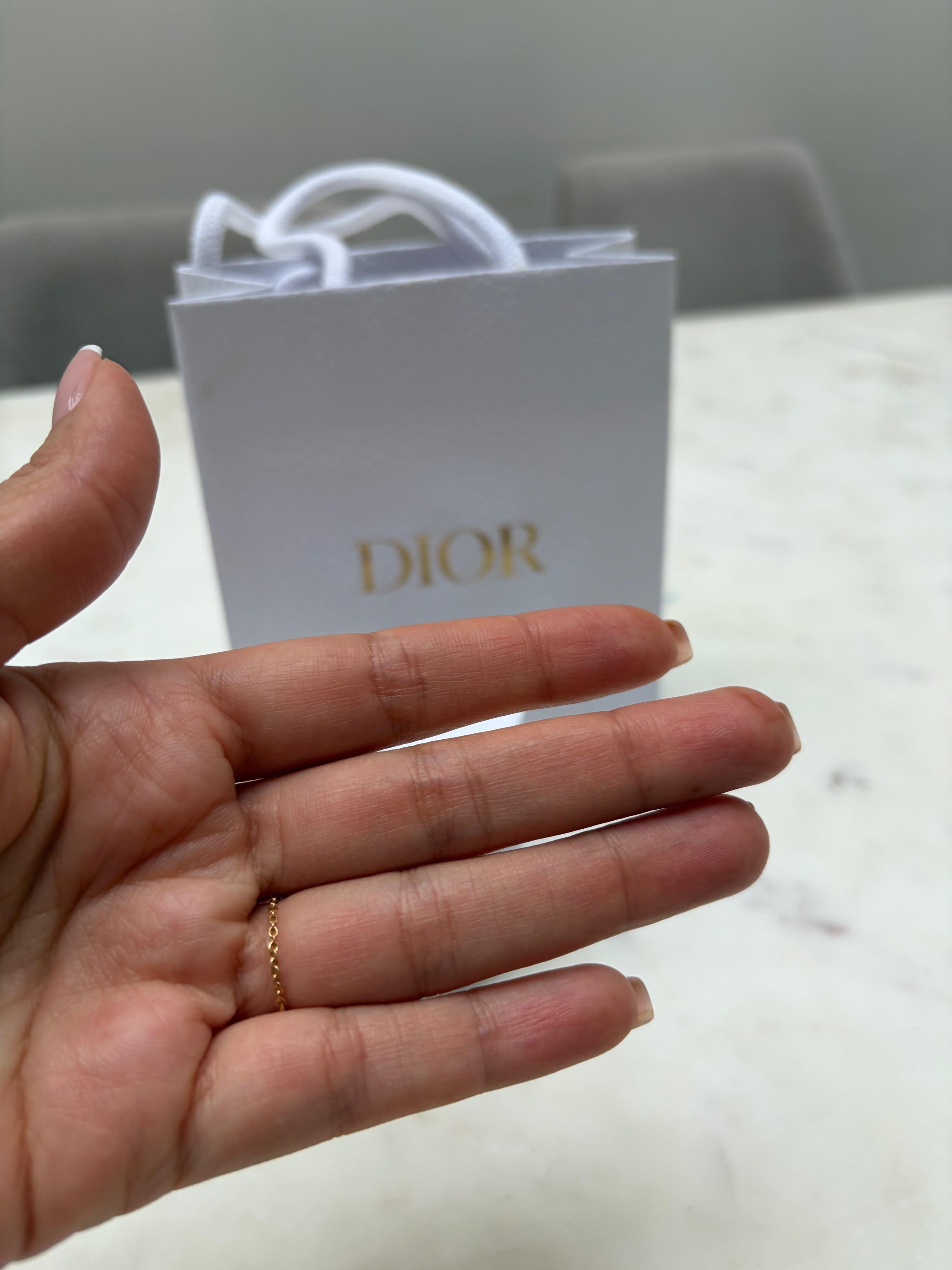 Dior Mimirose Diamond Chain Ring