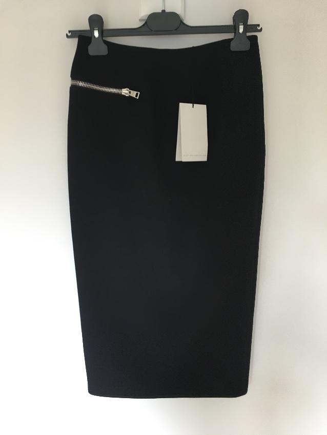 Victoria Beckham Zip Detail Pencil Skirt