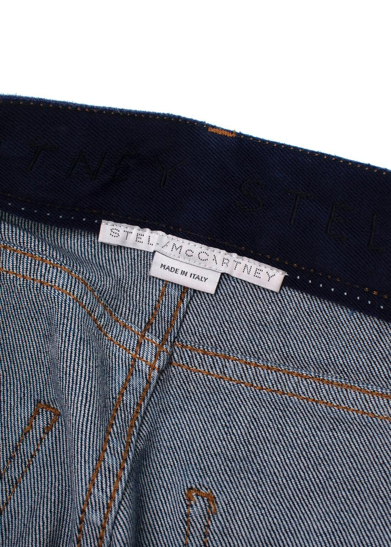 Stella McCartney Embroidered Hem Boyfriend Jeans