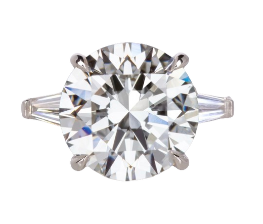 Verde 5ct IGI Lab-grown Round Cut VS2 Diamond Ring
