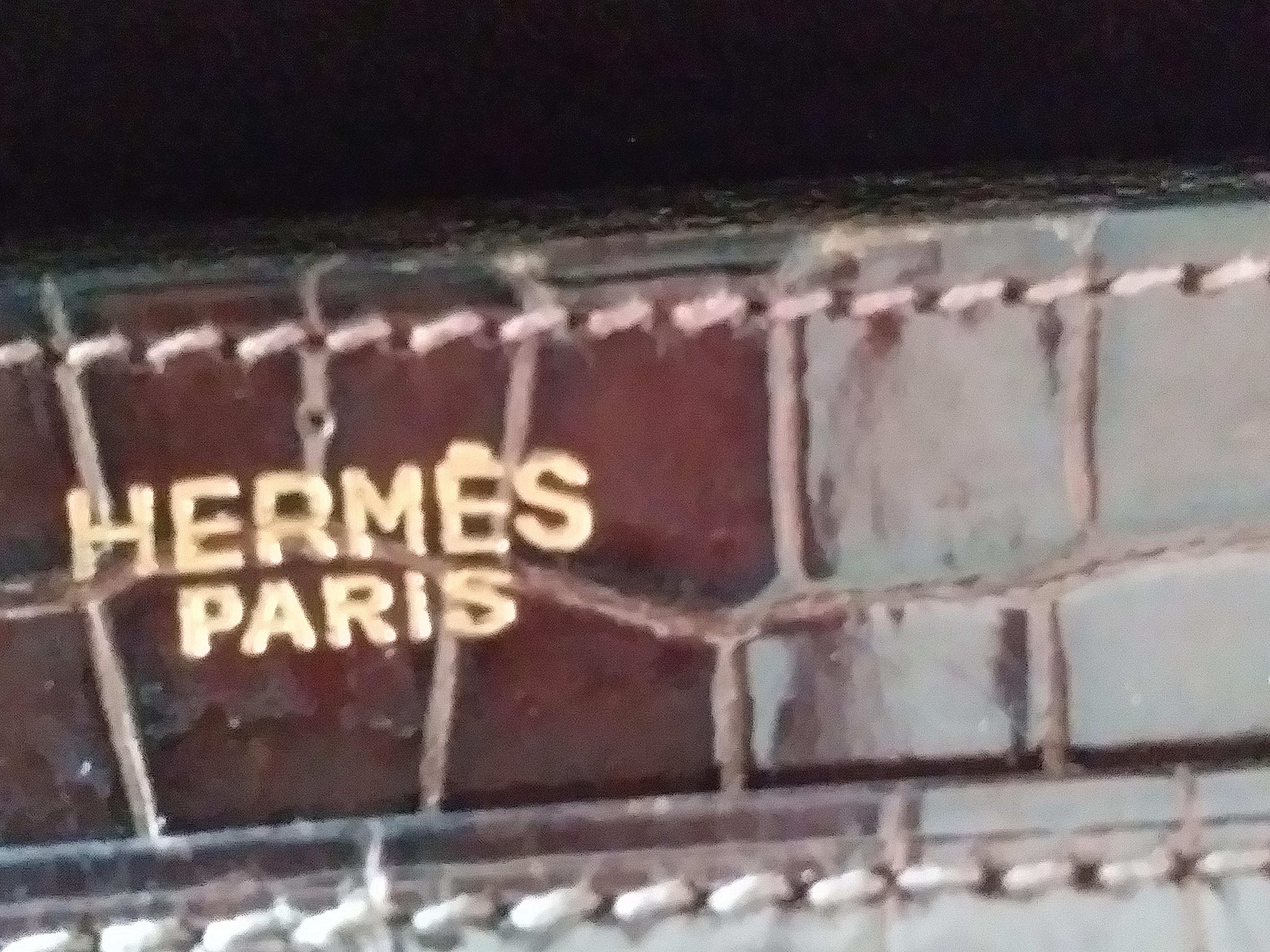 Hermes Vintage Crocodile Top Handle Bag