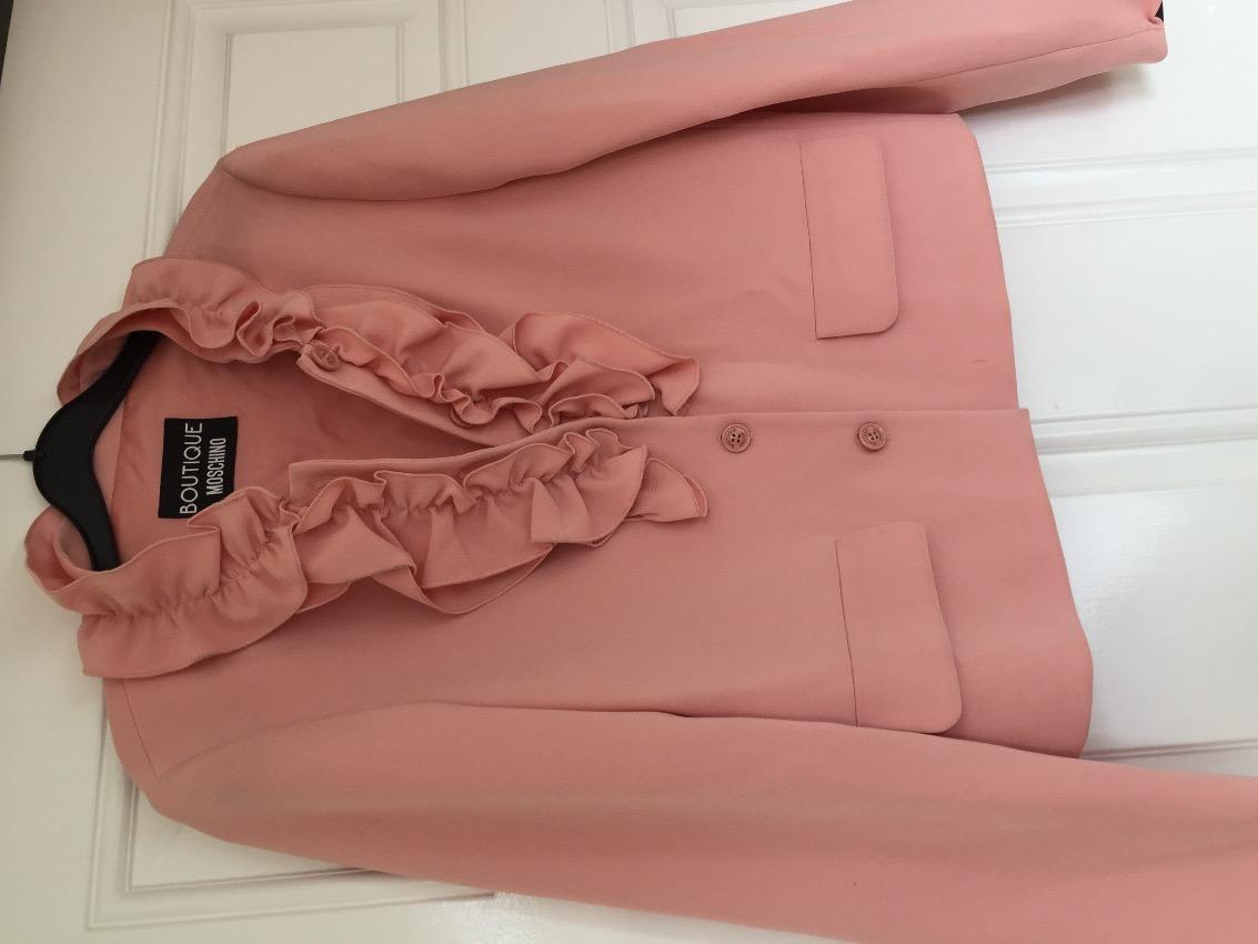 Moschino Pink Ruffle Jacke