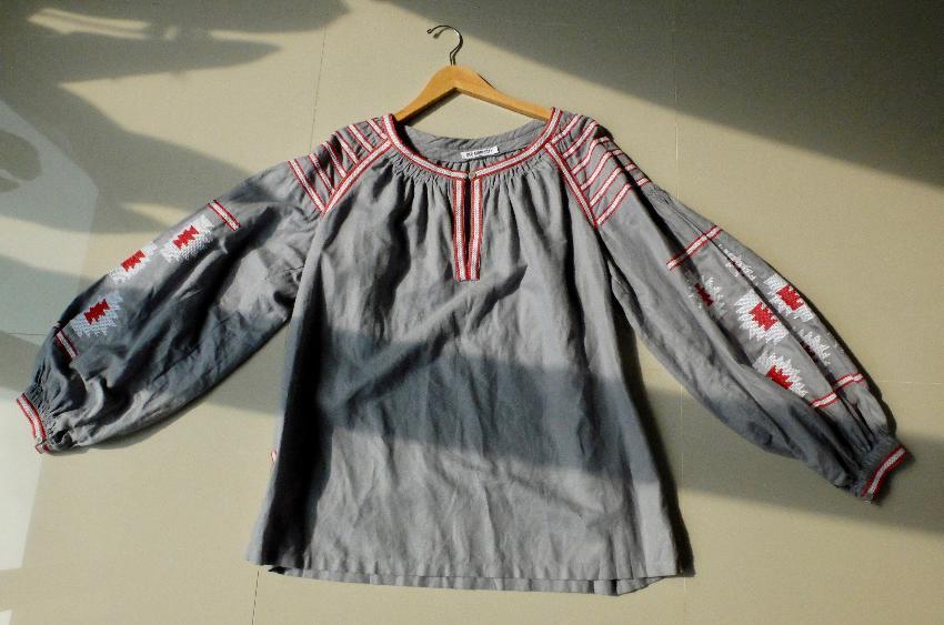 Geo Moriarty Hand Embroidered Tunic Top
