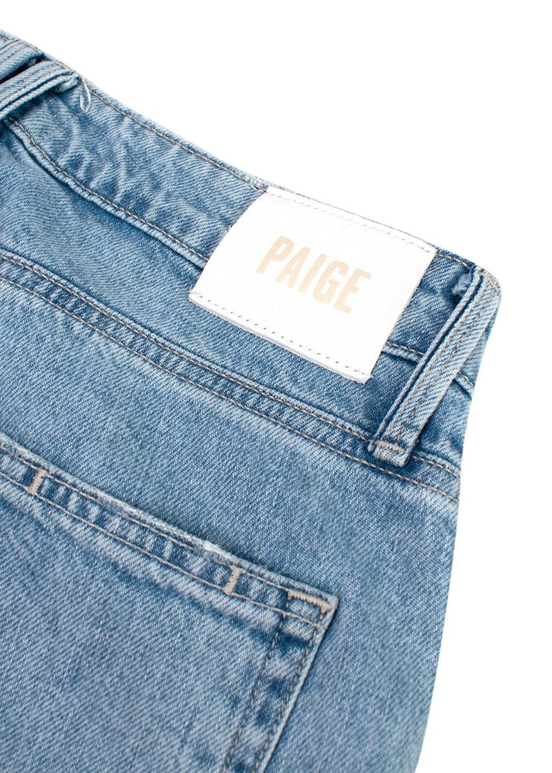 Paige Light Wash Noella Mid-rise Destructed Jeans