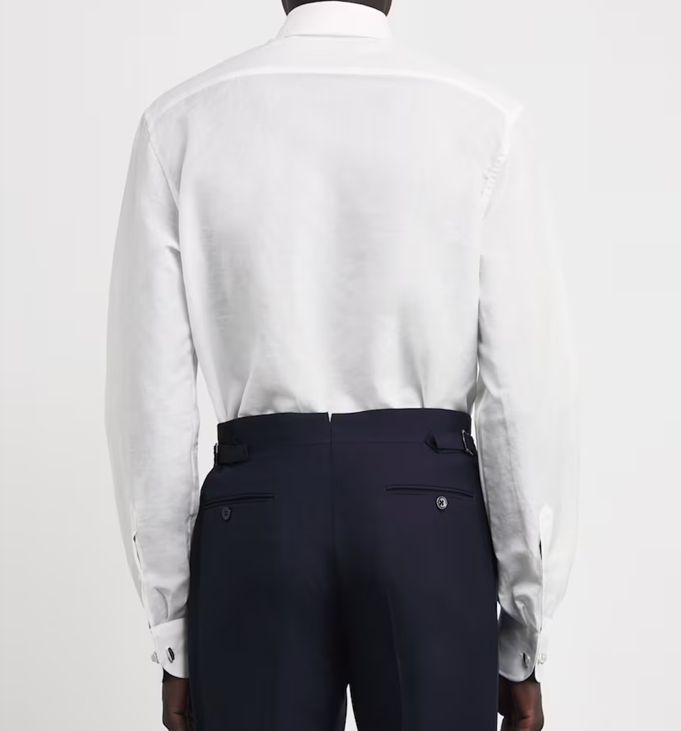 Corneliani Linen-Cotton Code Cocktail Bib Formal Shirt