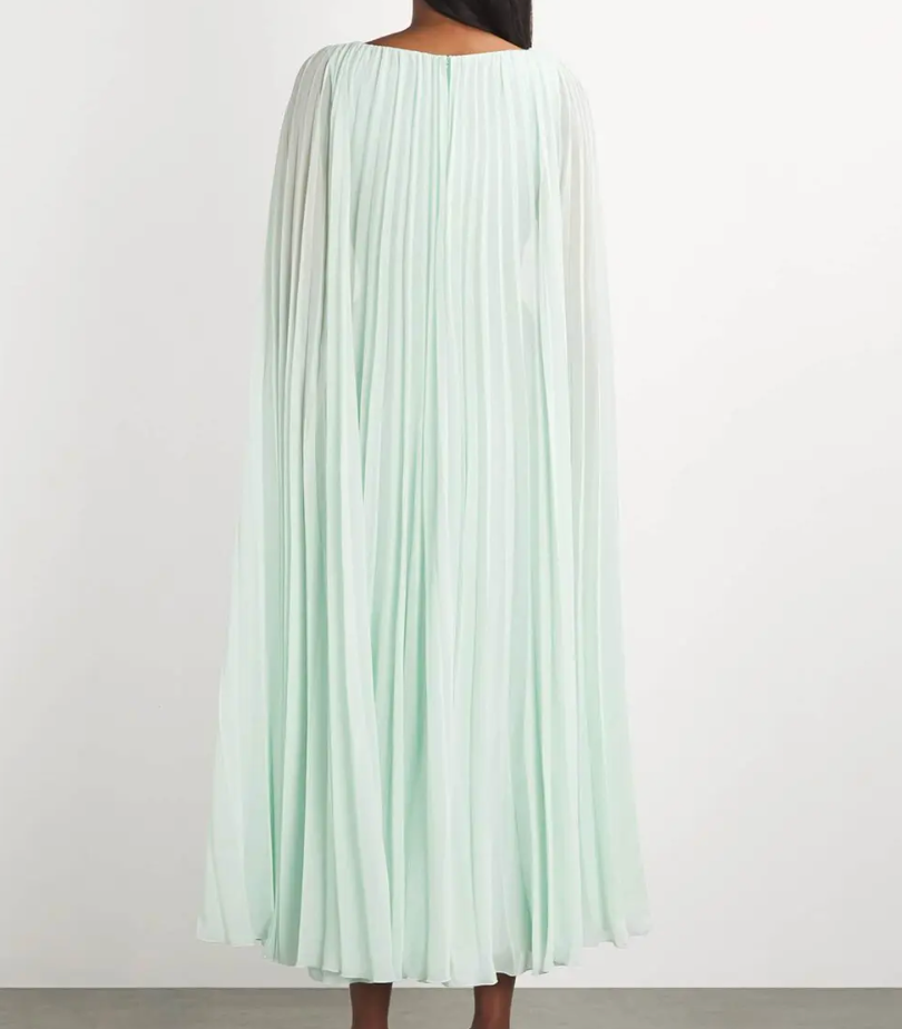Huishan Zhang  Pleated Gown