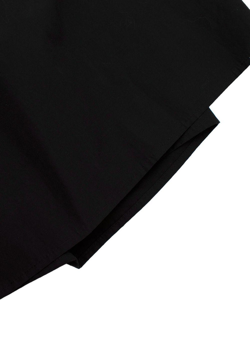 Brown Sleeveless Cotton Poplin Dress