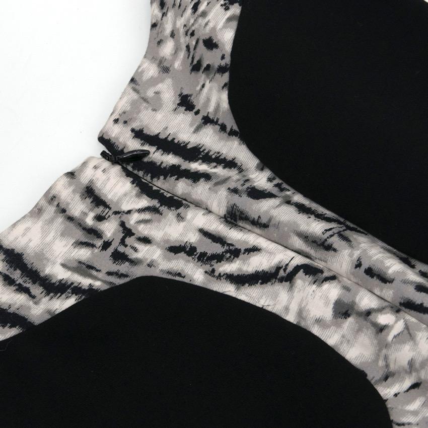 Parker Black Pattern Bodycon Dress