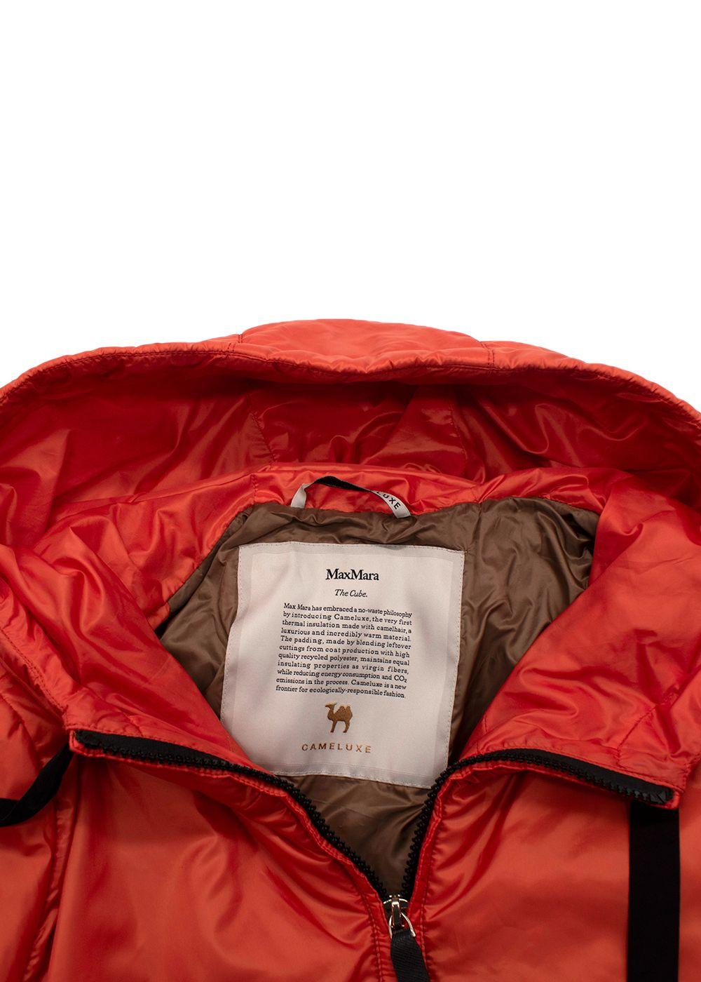 MaxMara Orange Cameluxe Jacket
