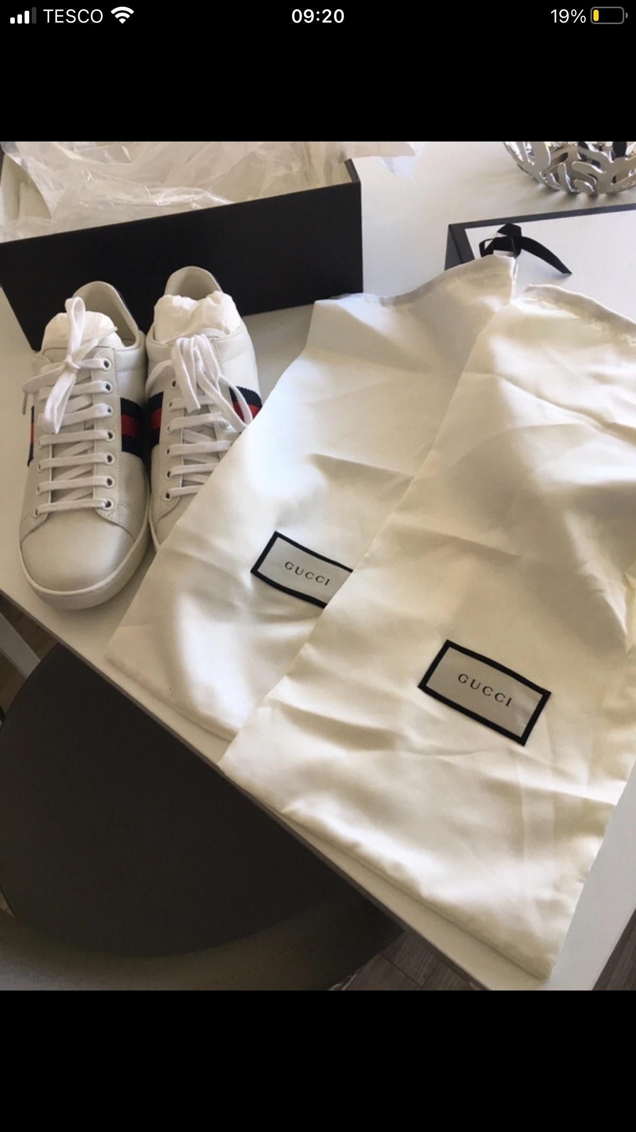 Gucci White Ace Trainers