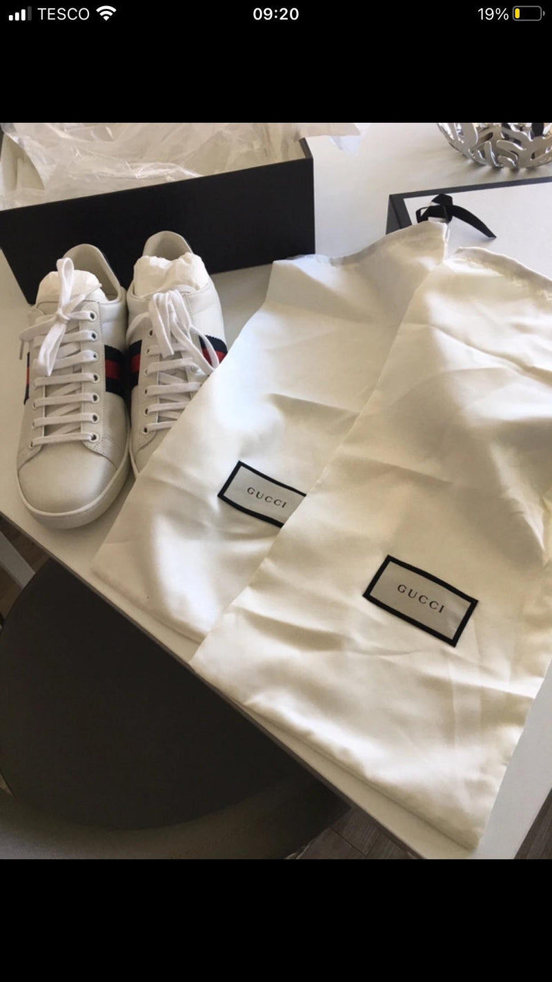 Gucci White Ace Trainers