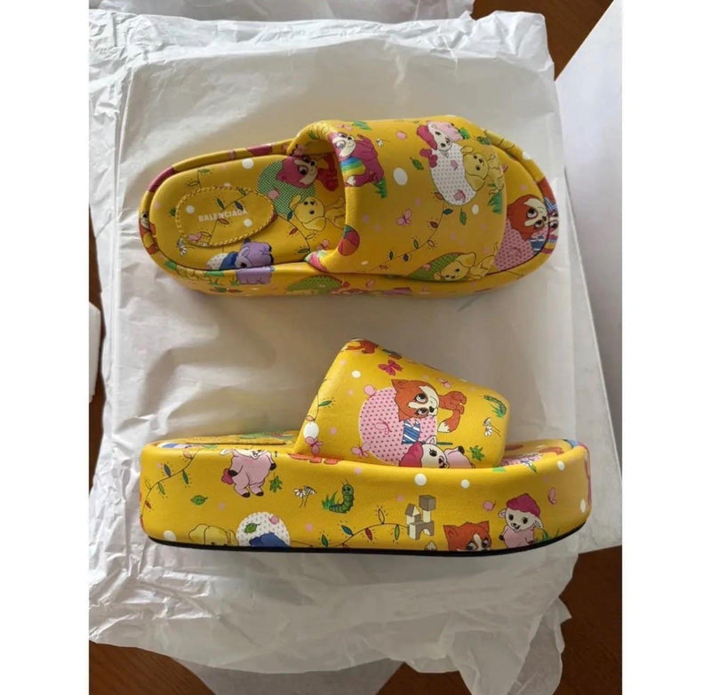 Balenciaga Puppies And Friends Slides
