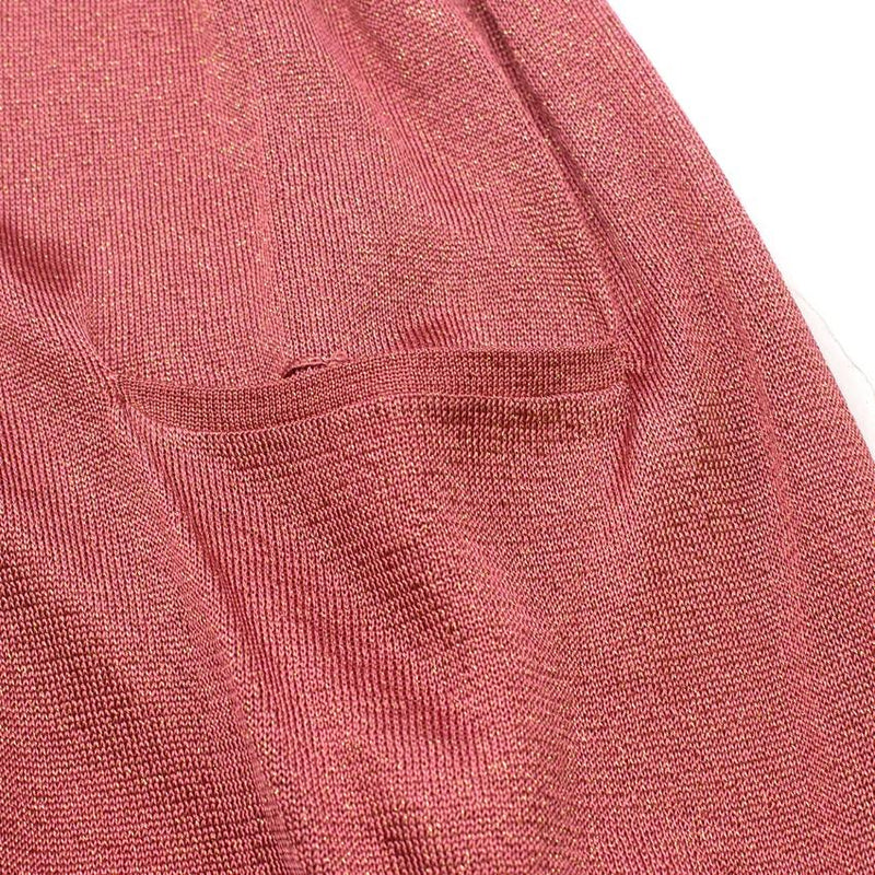 LiuJo Metallic Coral Knit Cardigan