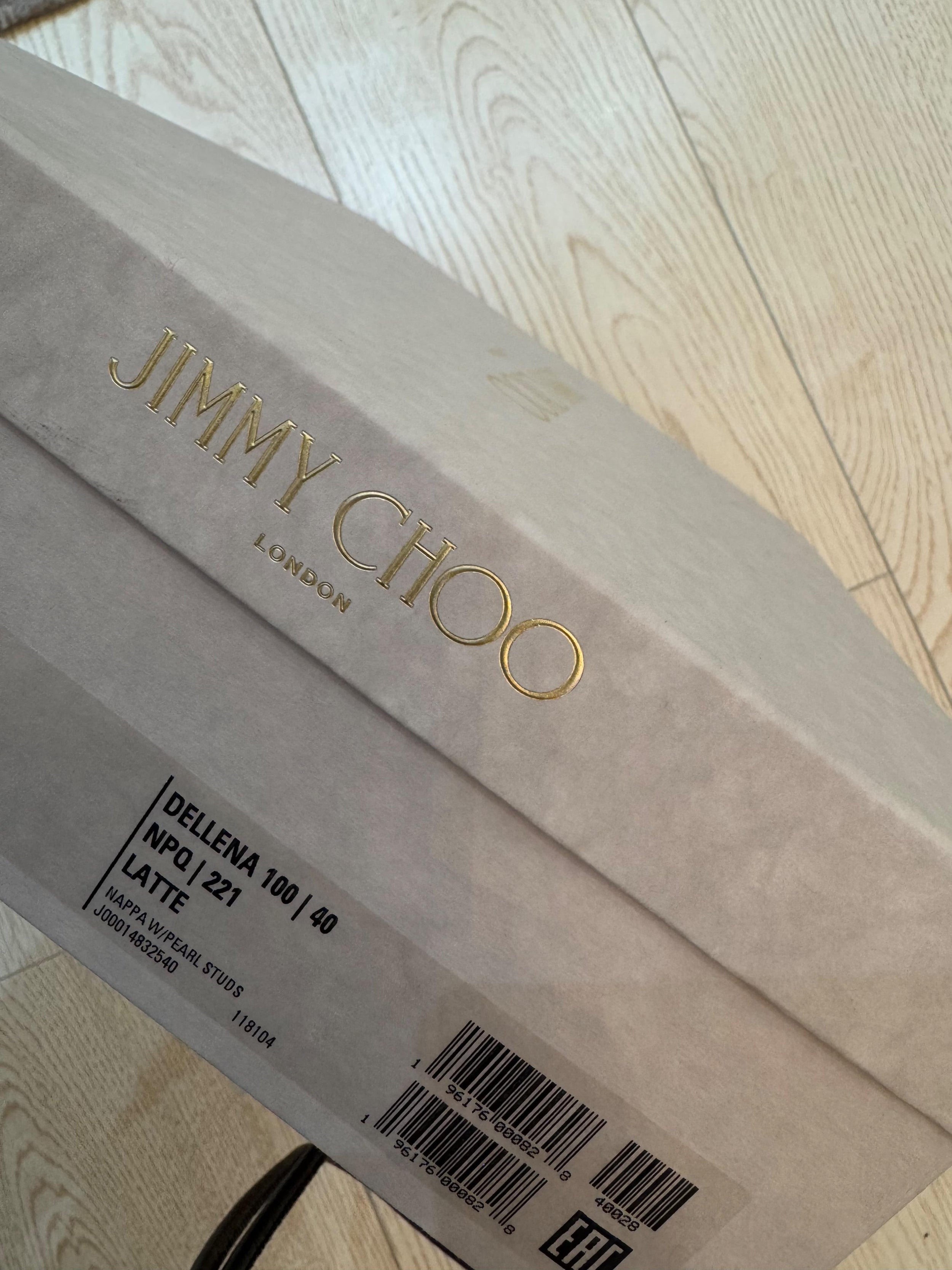 Jimmy Choo Dellena Cream Wedges