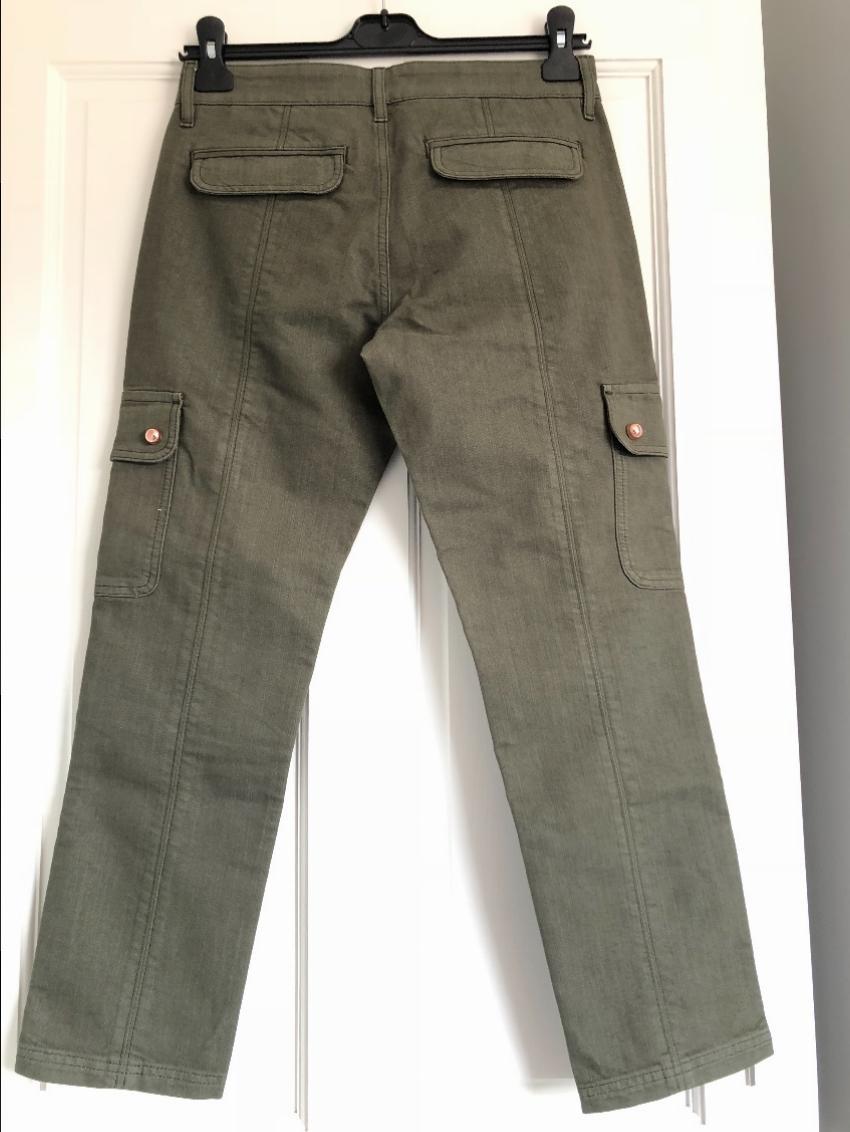 Escada Cropped Khaki Jeans