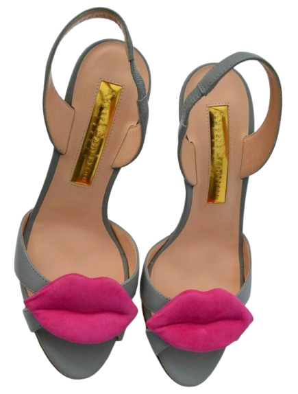 Frisia Graphite Grey Nappa Sandals