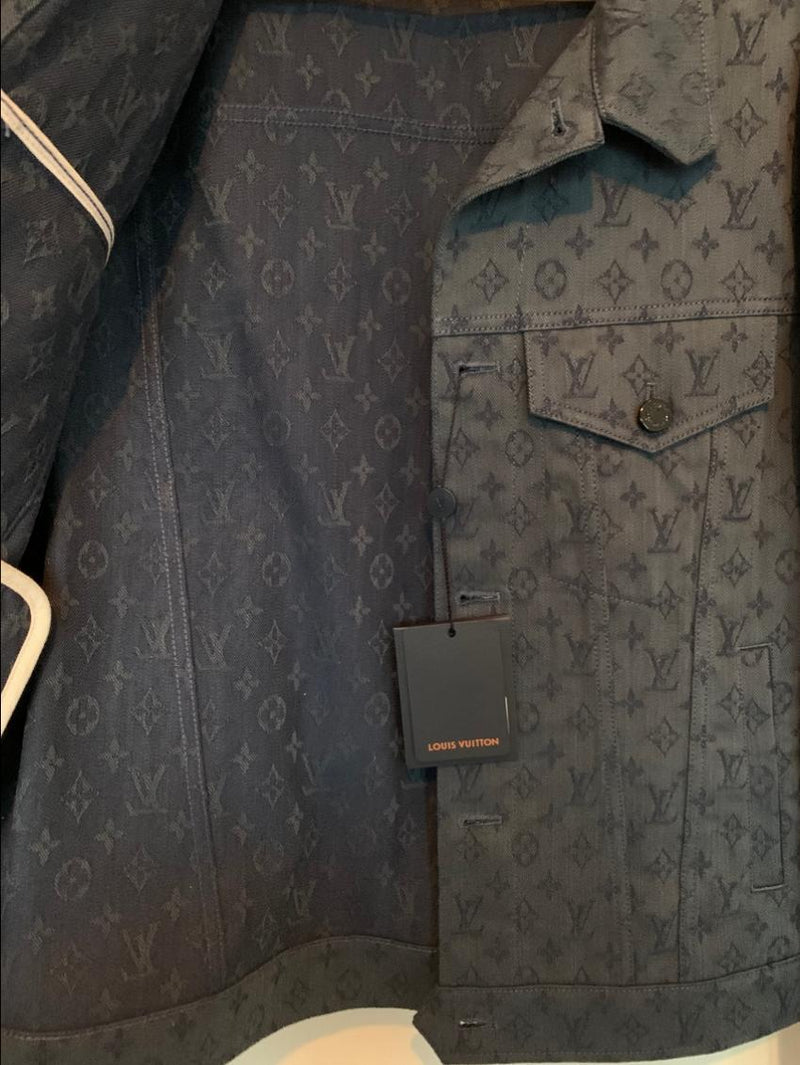 Louis Vuitton Blue Monogram Denim Jacket