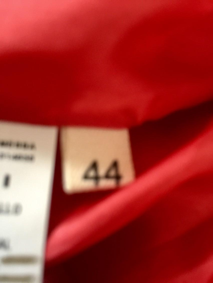 Marni Chilli Red Wool Blend Tunic Dress