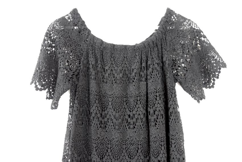 Velvet by Graham & Spencer Gustina Lace Black Dress