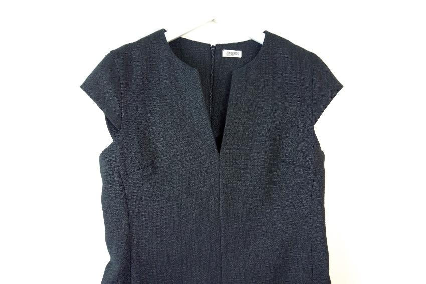 L'Agence Black Tailored Mini Dress