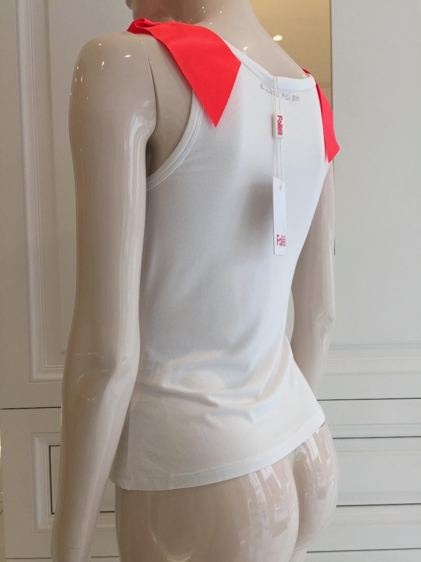 Blumarine Ribbon Vest Top