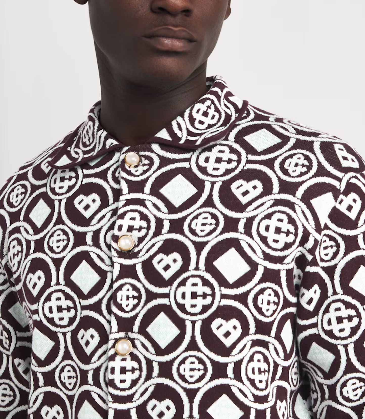 Casablanca Cotton Monogram Relaxed Shirt