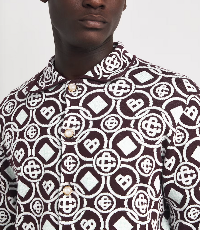 Casablanca Cotton Monogram Relaxed Shirt