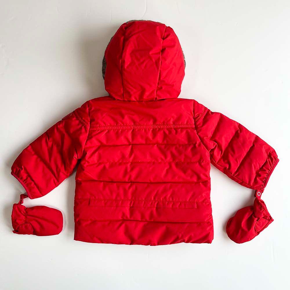 Dior 12-18 Months Red Down Puffer Coat