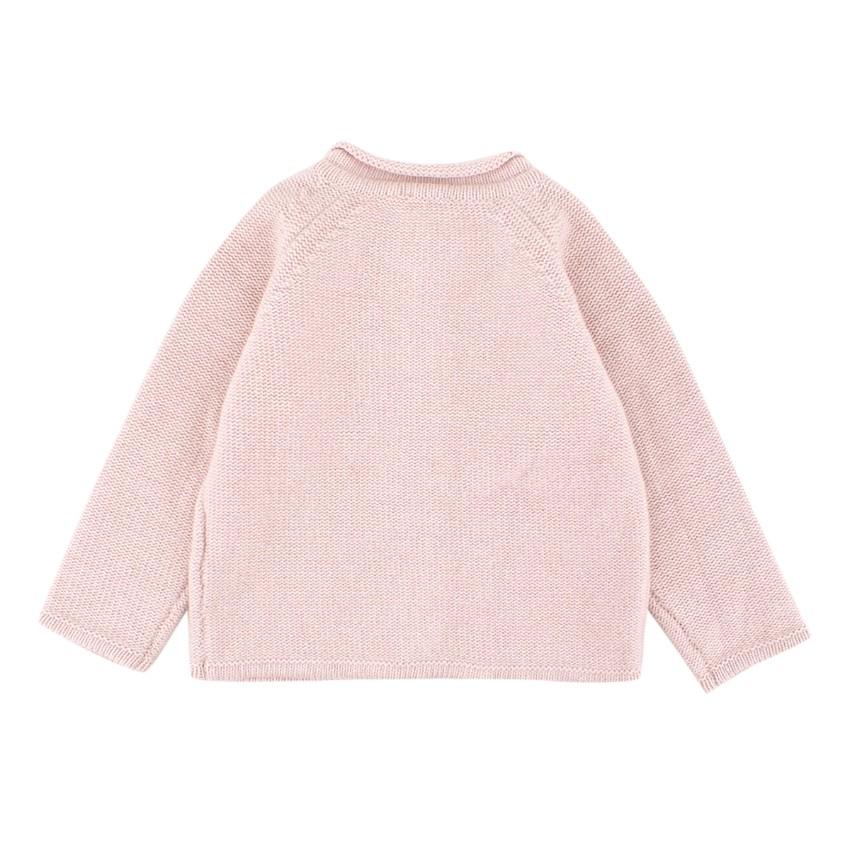 Nanan Girls 12M Pink Knit Cardigan