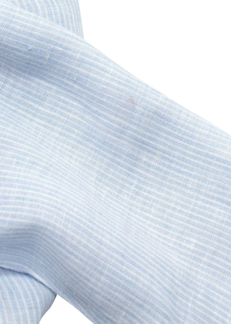 Luca Faloni Blue Fine Stripe Shirt