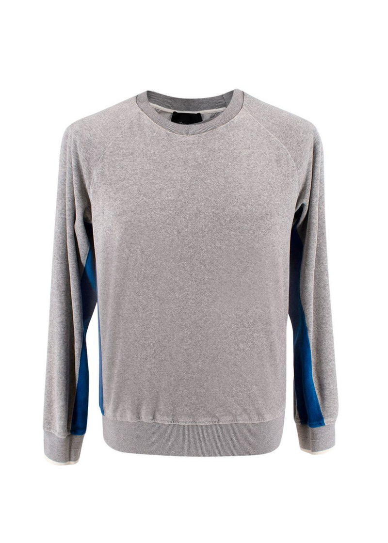 3.1 Phillip Lim Grey Velvet Jumper