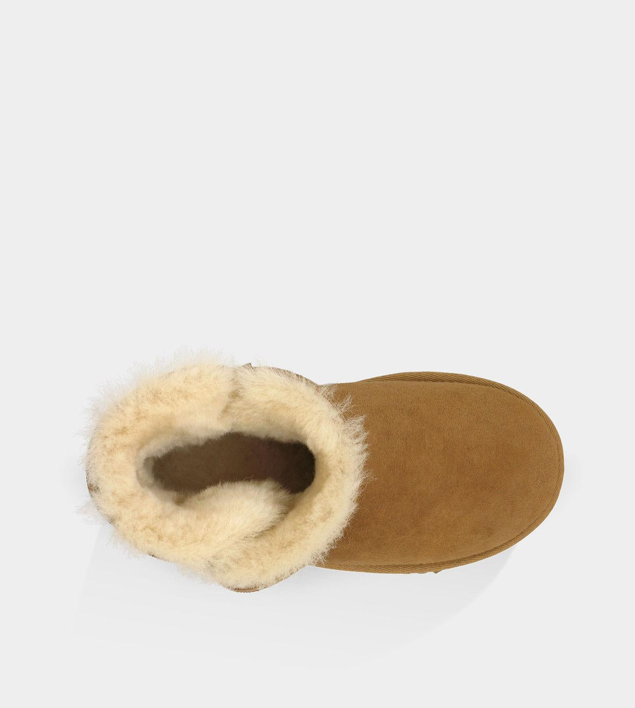 UGG Australia Mini Bailey Button Toddler 1000787 Chestnut UK11 US12 EU29