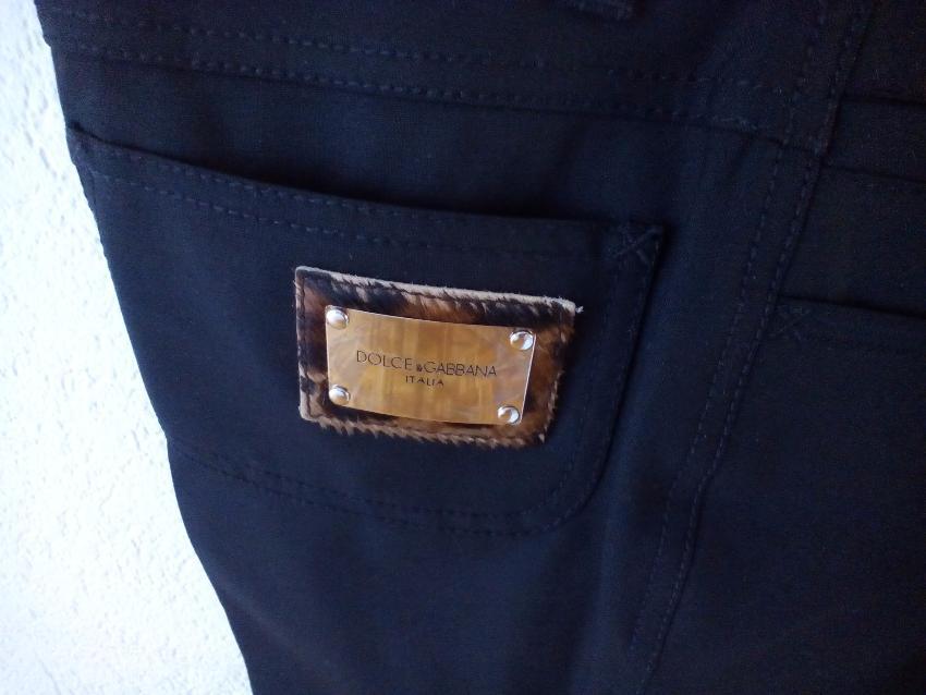 Dolce & Gabbana Black Wool Pants