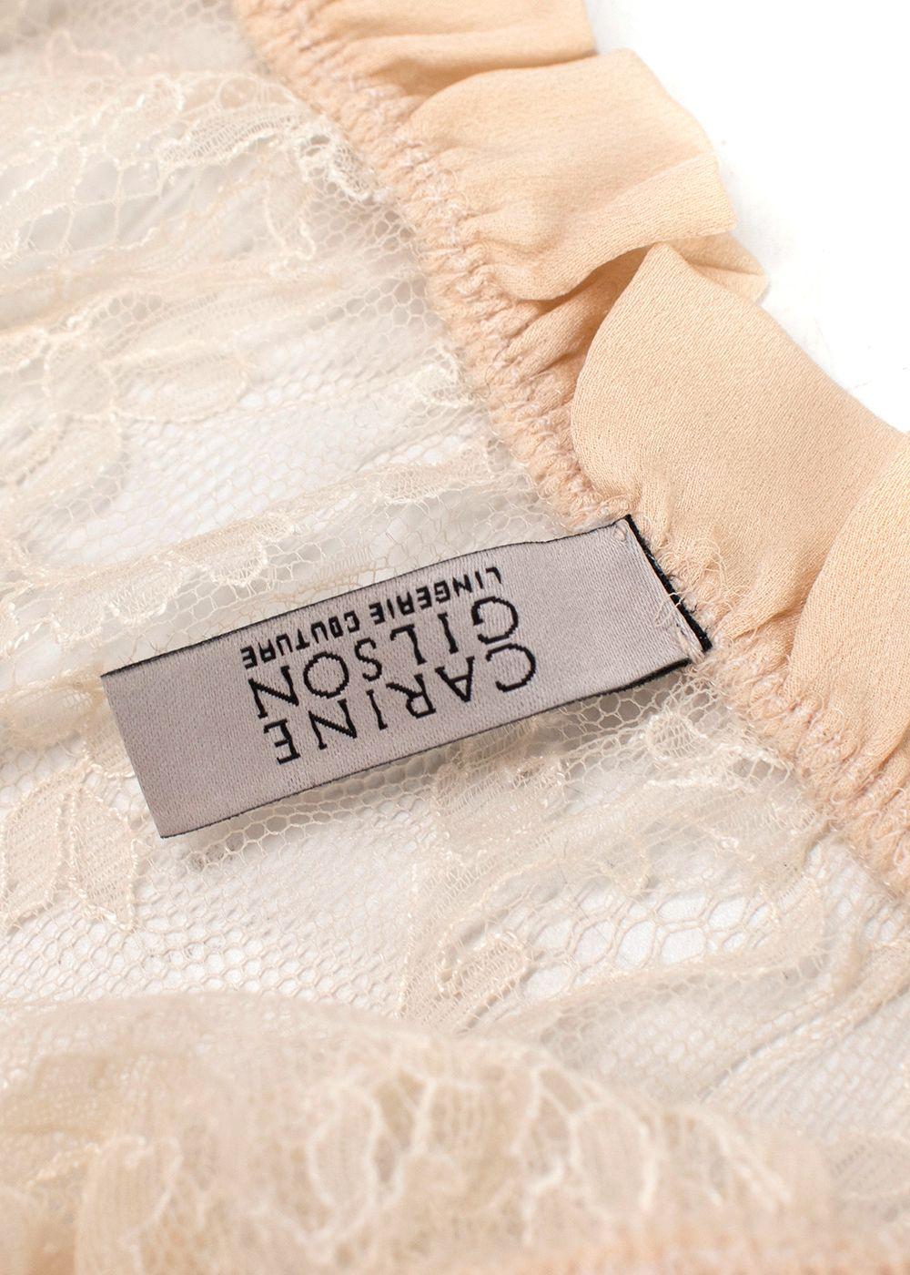 Carine Gilson Cream Lace Underwear
