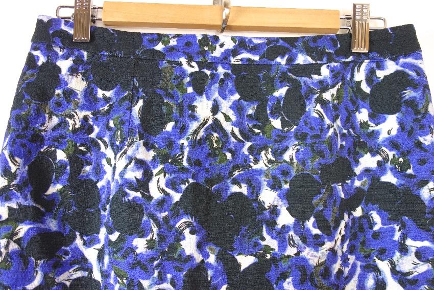 Erdem floral-print cotton midi skirt