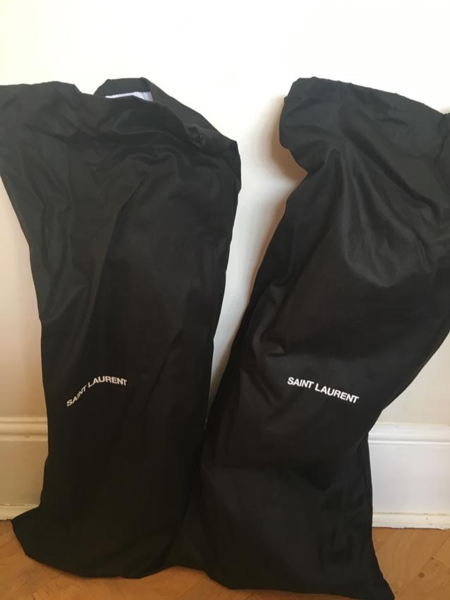 Saint Laurent Niki suede over-the-knee boots